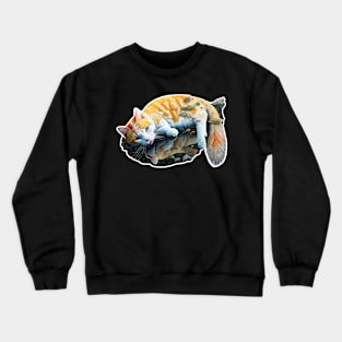 Cat Puddle Crewneck Sweatshirt